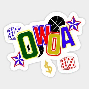 OWOA Lucky Vibes Sticker